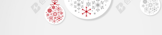 圣诞雪花吊球主图
