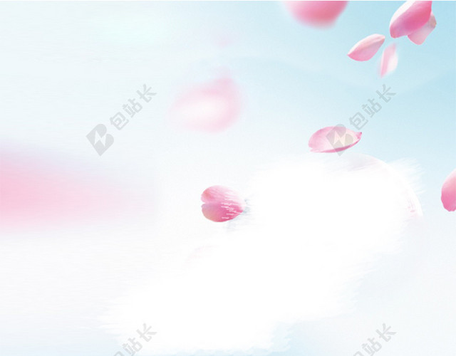 淘宝浪漫花瓣直通车钻展背景