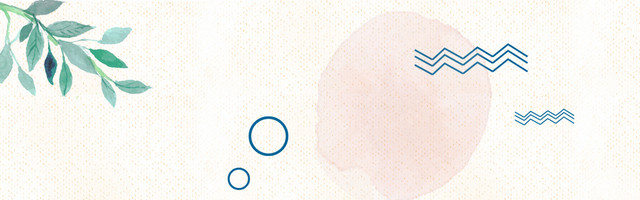 感恩节花卉蓝色风格BANNER