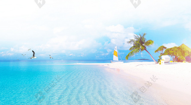 海滩沙滩背景
