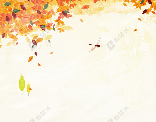 秋季手绘背景图