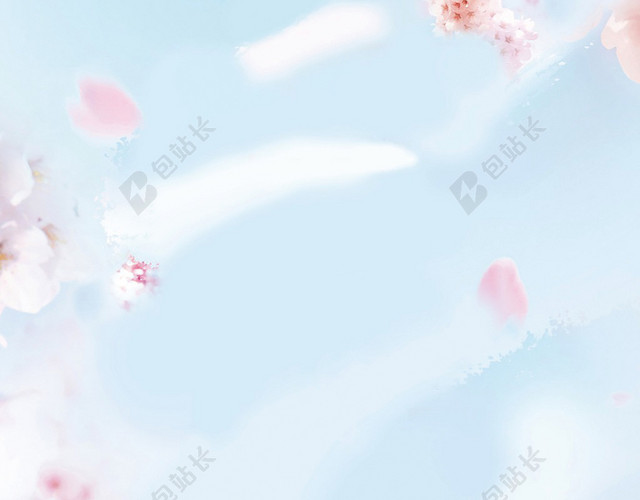 樱花清新背景