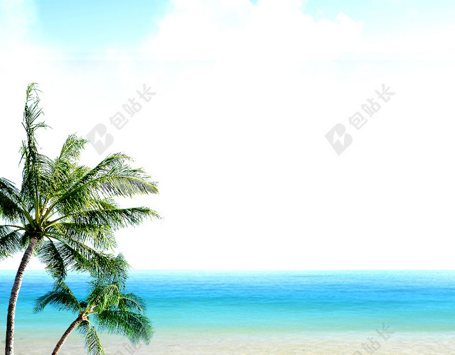 海滩风景背景
