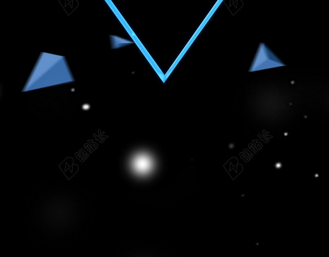 科幻科技星空H5背景素材