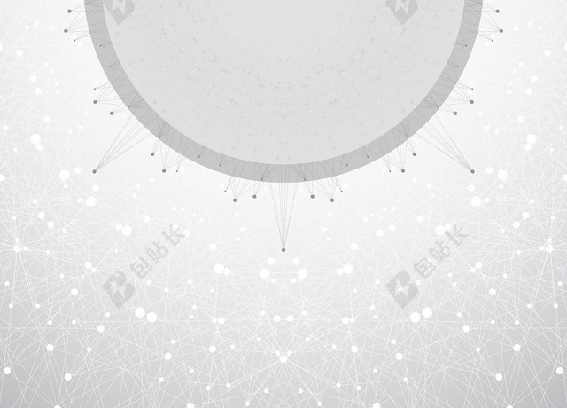 白灰色线条图案科技背景