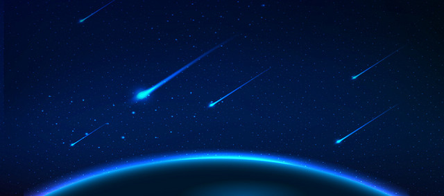 科技感背景科技背景蓝色星空科技地球光效淘宝海报背景