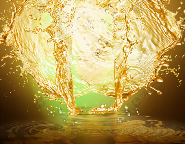 金色梦幻大气渐变背景