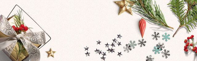 简约时尚圣诞节BANNER