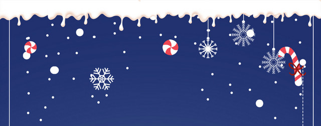 圣诞老人卡通梦幻灯蓝色BANNER