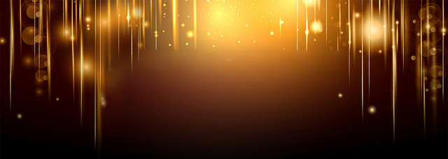 金色酷炫炫酷星光浪漫BANNER