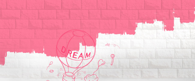 简约清新背景墙体墙面BANNER