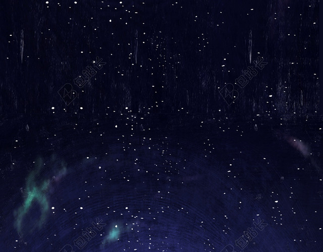 平安夜蓝色手绘商场活动海报