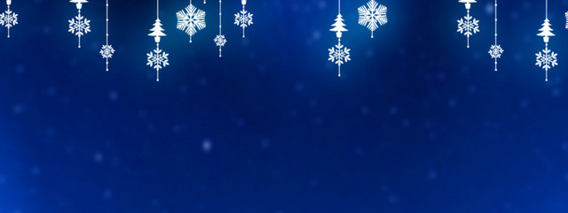 圣诞老人卡通梦幻灯蓝色BANNER