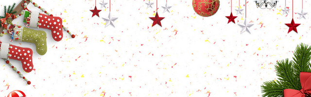 简约时尚圣诞装饰BANNER