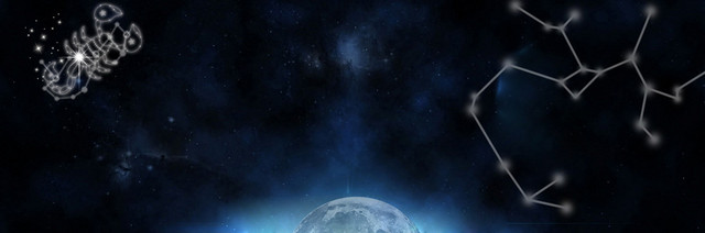 大气星空星座背景