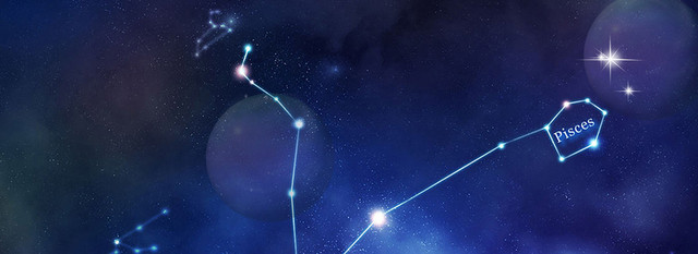 大气星空星座背景