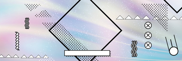 孟菲斯抽象几何简约BANNER
