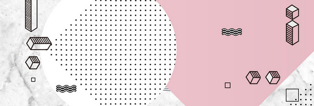 孟菲斯抽象几何简约BANNER