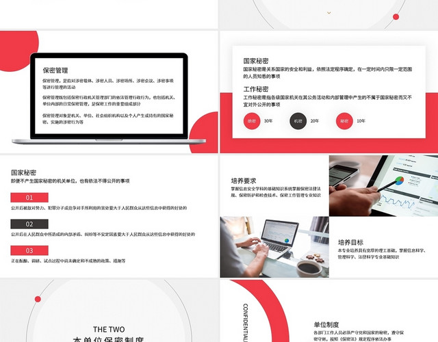 企业培训保密管理及注意事项PPT模板