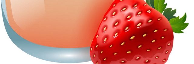 手绘卡通美食小吃杂志插画