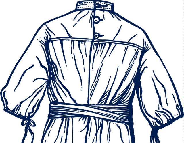 蓝色简约衣服图片下载素材