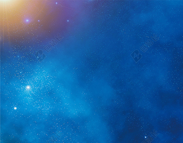 纯净浪漫星空科技背景主图