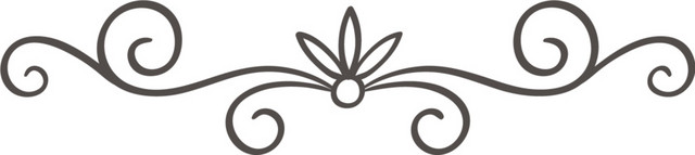 矢量花纹叶子装饰分割线