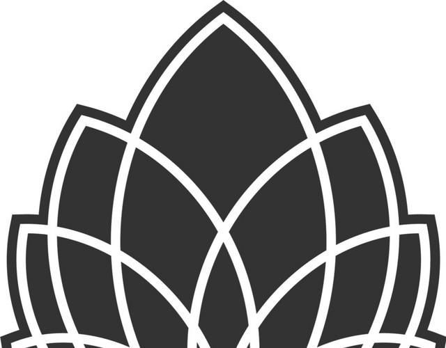 黑色莲花图标
