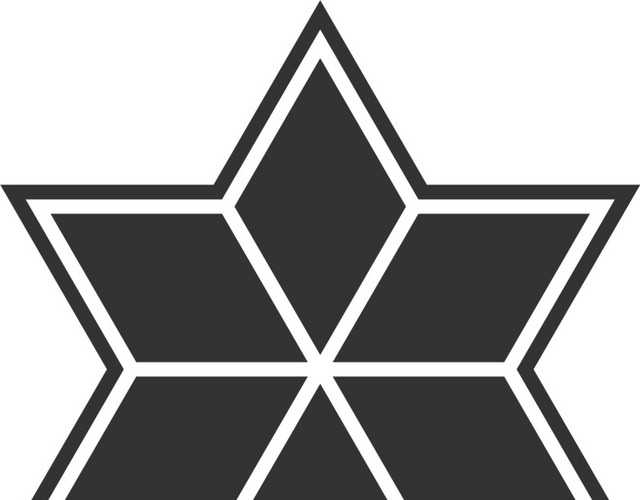 黑色六芒星图标
