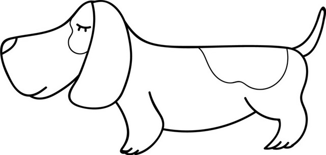 简笔画狗