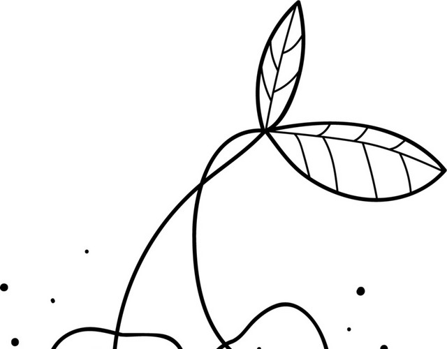 樱桃简笔画