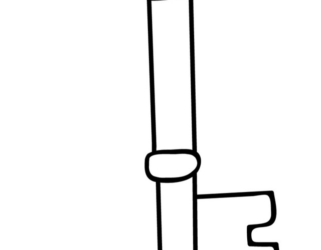 钥匙简笔画