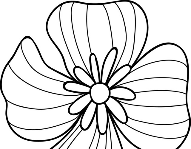 花朵简笔画