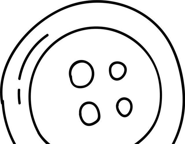 纽扣简笔画