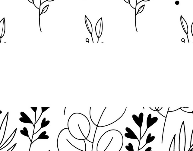 植物简笔画壁纸素材