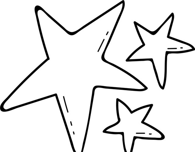 五角星简笔画