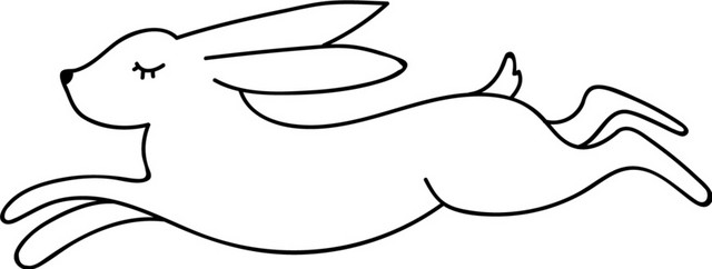 兔子简笔画