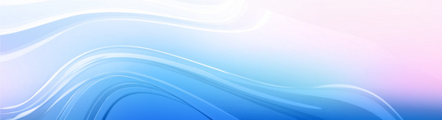 彩色流线型淡雅商务BANNER素材图