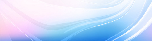 彩色流线型淡雅商务BANNER素材图