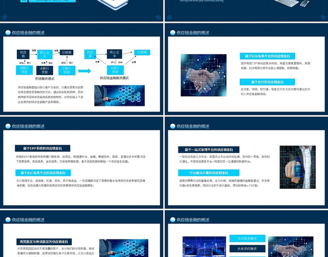 互联网供应链金融介绍及存在问题动态PPT模板