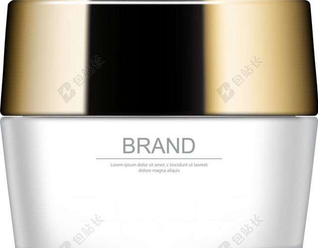 卡通小清新化妆品化妆工具装饰设计