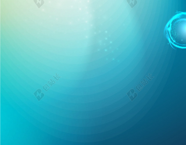 梦幻蓝色泡泡光感背景素材