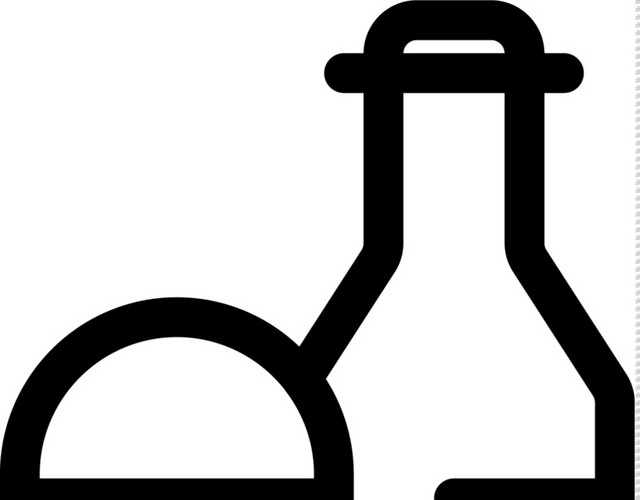 黑色简约酒瓶矢量素材