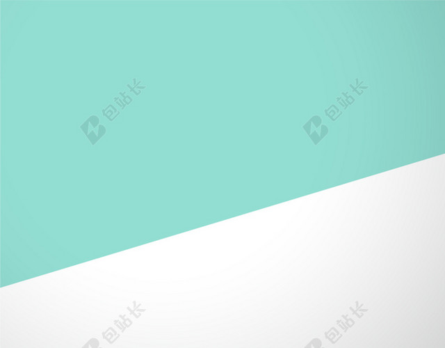 绿色白色背景