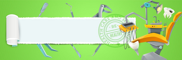 口腔卫生装饰BANNER