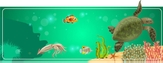 海底世界海洋BANNER背景