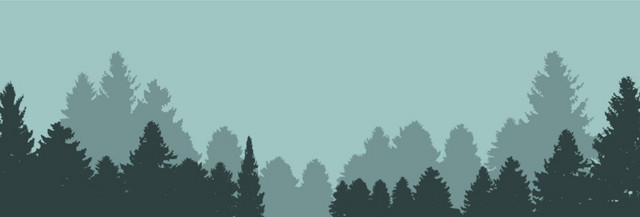 绿色森林装饰BANNER