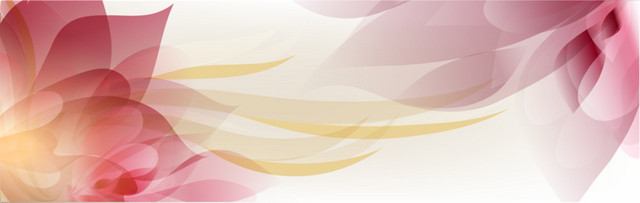 绚丽动感花卉装饰BANNER