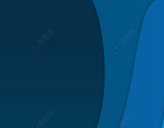 曲线弧度多边形蓝色背景图