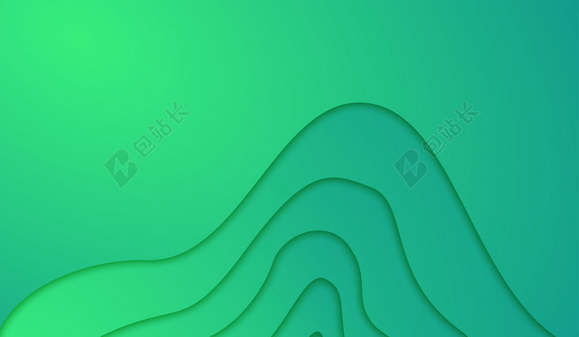 矢量绿色背景素材